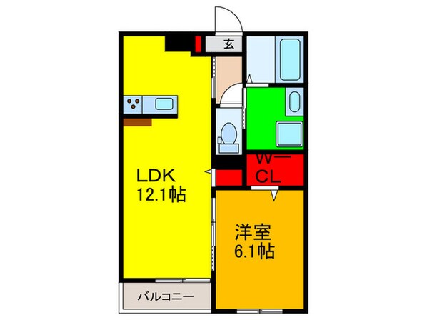 エスコンディーテの物件間取画像